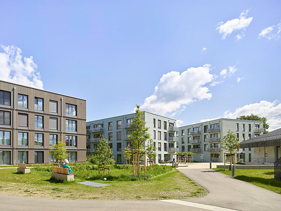 Vinzenz-Areal in Wangen – Wohnraum für alle: vom 1-Zimmer-Apartment über Familienwohnungen bis hin zu pflegenahem Wohnen